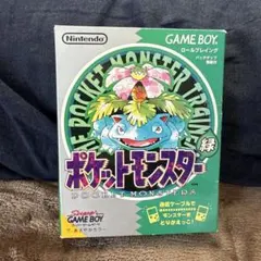 希少 初期ロット ポケモン 緑 バーコード大 22ゲームボーイソフト 