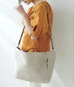 レスポートサックアトリエ MED バンブーラフィアトート バンブー