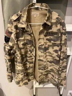 AVIREX 迷彩柄 U.S. NAVYジャケット 2XL