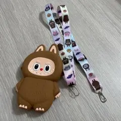 キャラクター シリコンバッグ　紐付き