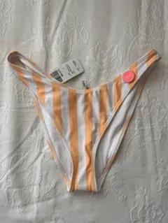 Forever 21 ハイレグ ビキニボトム Lサイズ ストライプのサムネイル