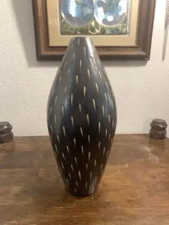 ミッドセンチュリー　フラワーベース　陶器　花瓶　ビンテージ