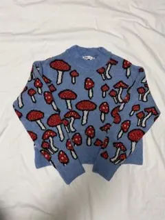 ZARA キノコ柄 ニット