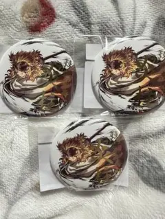 ufotable webshopくじ　幕間画集　煉獄杏寿郎　D賞　箔押し缶バッジ
