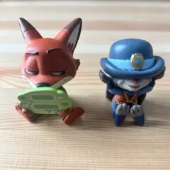 ズートピア ガチャガチャ ニック ジュディ フィニック
