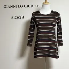 GIANNI LO GIUDICE ストライプチュニック サイズ38 七分袖