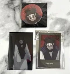 アニメーション　呪術廻戦展　脹相　缶バッジ　クリアカード　フォト風カード