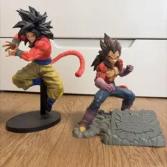 ドラゴンボールGT 超人技画 スーパサイヤ人4 ベジータ 孫悟空セット
