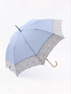新品 雨傘 アフタヌーンティー リバティプリント 長傘 ライトブルーのサムネイル