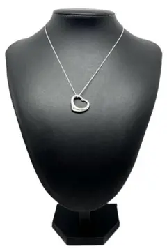 ティファニー ネックレス オープンハート SV925 中古美品！(40085)