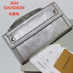 未使用品⭐︎J&M DAVIDSON⭐︎スタッズ トラベルポーチ⭐︎定価77,000 