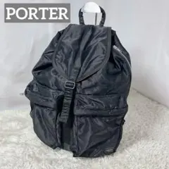 PORTER TANKER ポーター タンカー リュック　ブラック　巾着　鞄のサムネイル