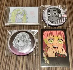 鬼滅の刃 ダイニング 甘露寺蜜璃 アクキー チェキ 缶バッジセット