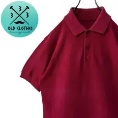 【FRED PERRY】フレッドペリー ポロシャツ ワインレッド 鹿の子生地