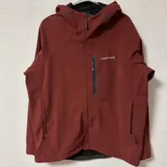 【美品】mont-bell クリマプロ ジャケット 裏起毛 L ソフトシェル