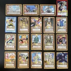 初期 絶版 ワンピースカードダス ハイパーバトル 麦わらの一味他30枚