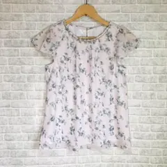 新品　アプワイザーリッシェ　ぼかし花柄ブラウス