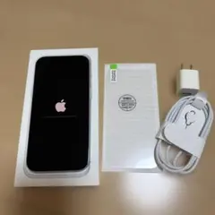 iPhone16e128gb白SIMフリー美品箱付属品有りニマソ新品フィルム付き