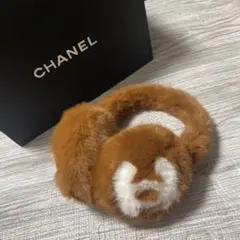 CHANEL イーヤカフ　耳当て　ブラウン　ノベルティ