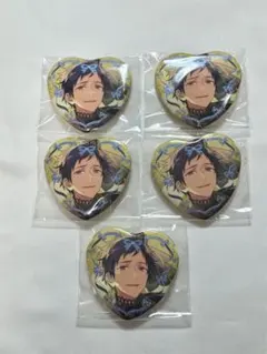 あんスタ 伏見弓弦 ハート缶バッジ - メルカリ