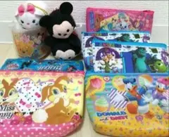 ディズニー ミッキー マリー ツムツム ぬいぐるみ コップ ポーチ