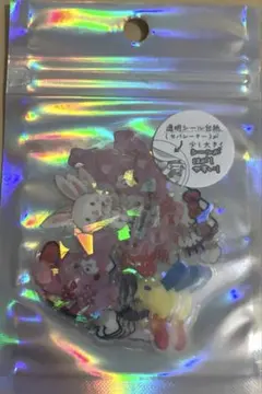オーロラホログラムクリアフレークシール　サンリオ