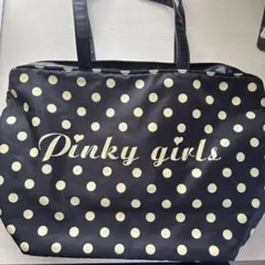 Pinky girls ドット柄 トートバッグのサムネイル