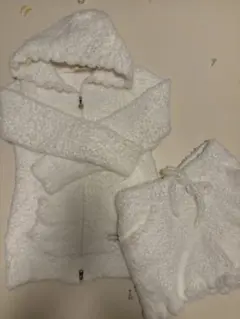 【12月16日まで】新品　ジェラートピケ　ルームウェア　パーカー　ホワイト