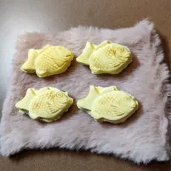 本当に割れる　ミニチュアたい焼き４個セット