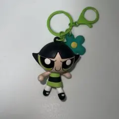 パワーパフガールズ　バターカップ　フィギュア　キーホルダー