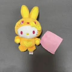 新品ハローキティ　トイぐるみ　キーホルダー　アニマルフード　ウサギ希少レア メルカリ