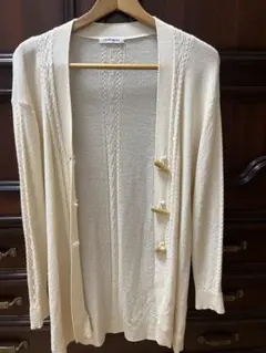 NEWYORKER アイボリー カーディガン