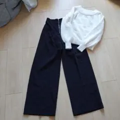 ニットパンツ セットアップ