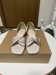 新品ジェリービーンズ　レース　オープントゥ　パンプス24.5cm