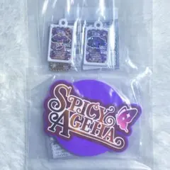 K*o様 アイカツ 紫吹蘭 ローズボンボン ミニチュアチャーム ラバーコースター