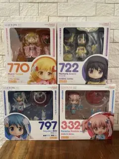 ねんどろいど まどか☆マギカ 舞妓・晴着Ver. 4体セット【開封済・欠品なし】
