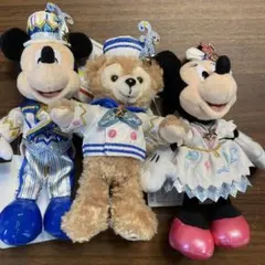 タイム・トゥ・シャイン　ぬいぐるみバッジ　ミッキー&ミニー ダッフィー
