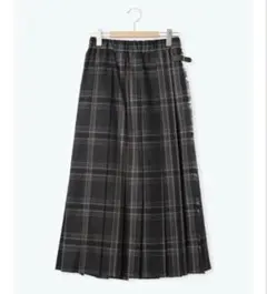 サマンサモスモス　プリーツスカート　ブラック