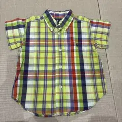 ラルフローレン/半袖ボタンダウンシャツ/18M/85サイズ