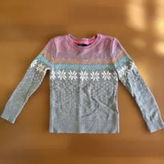 GapKids 雪の結晶模様セーター 110cm