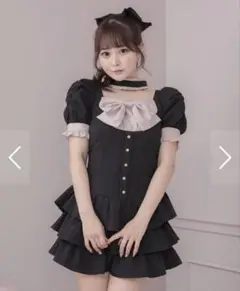 ヨークリボンティアードフリルミニワンピース pium - メルカリ