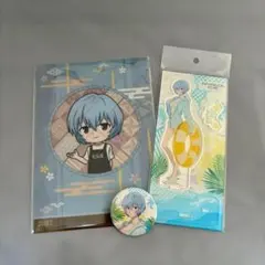 エヴァンゲリオン 綾波レイ 12周年 アクリルスタンド 缶バッジ クリアファイル