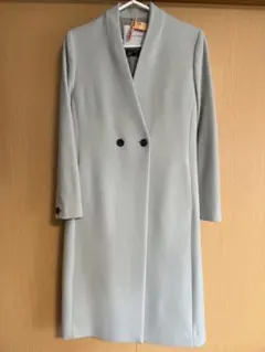 【ADAM ET ROPE】ノーカラーロングコート