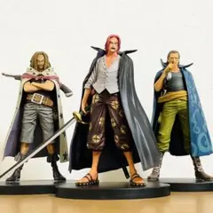 ONE PIECEフィギュア赤髪海賊団3体シャンクス ヤソップ ベックマン