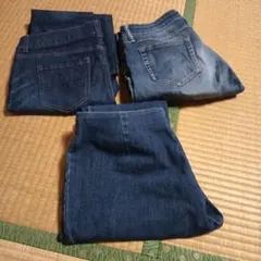 レディース デニムパンツ 3本セット Lサイズのサムネイル