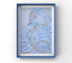 しあわせ夢絵「四神」西なつめ 開運絵画 オプティマルライフ - メルカリ