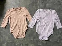 値下げ★GAP ロンパース 2色セット薄紫・薄ピンク