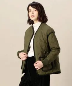 BEAUTY&YOUTH UNITED ARROWSナイロンキルティングブルゾン