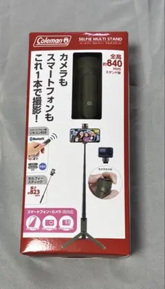 コールマンスマホ三脚 自撮り棒 セルフィーマルチスタンド グリーンのサムネイル