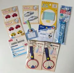 刺繍ワッペン　名前シール　男の子用セット